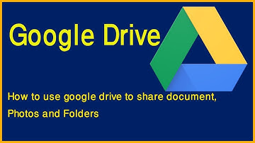 Google drive bangla tutorial:How to use google drive to share document, Photos and Folders