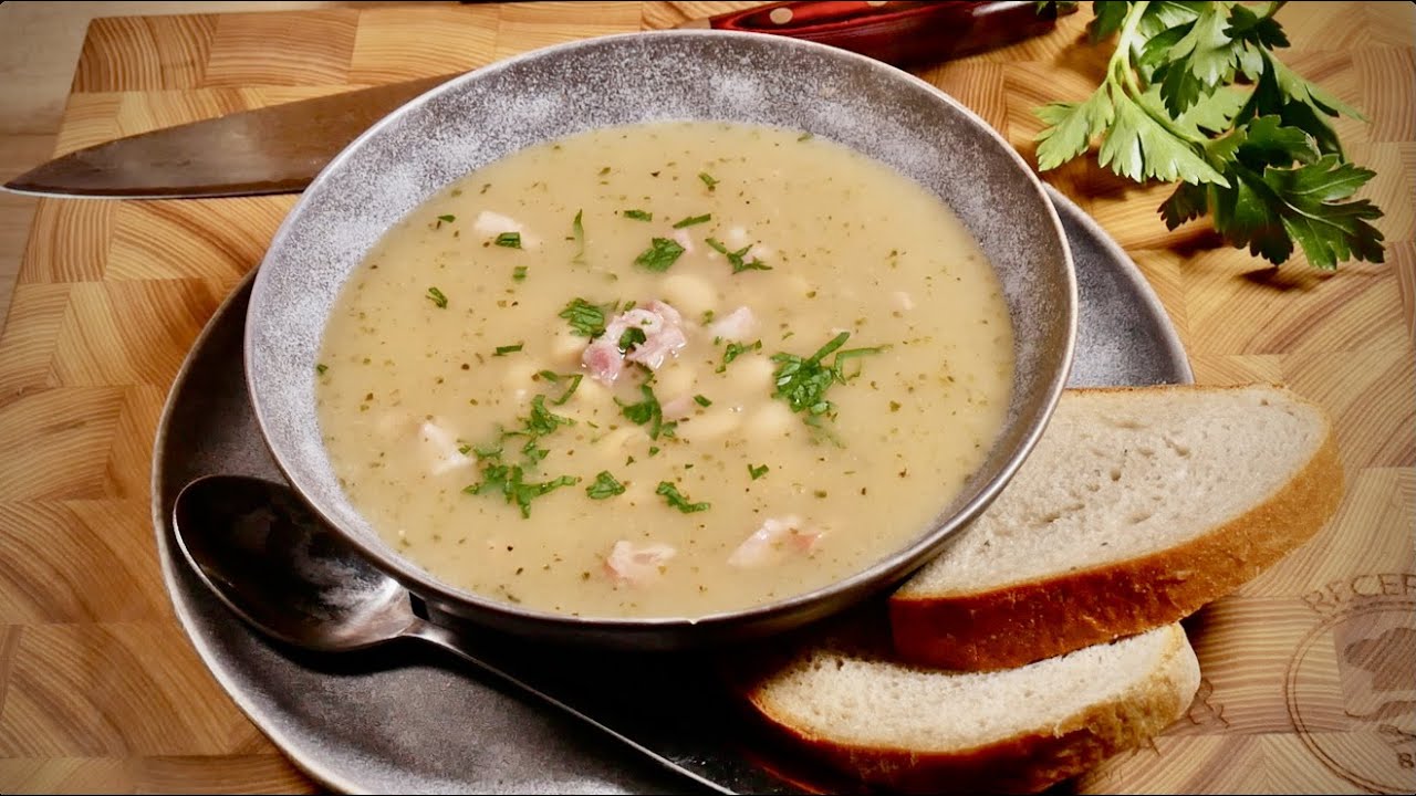 Изумительный рецепт супа! БЕЛЫЙ СУП за 30 минут и без муки!