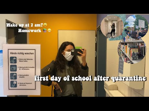 first day of school after quarantine