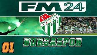 FM24 İFLAS ETMİŞ TAKIM!  | YGT | Bursaspor | Yeni Seri