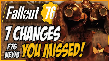 7 Changes You Missed in NEW Fallout 76 Update!