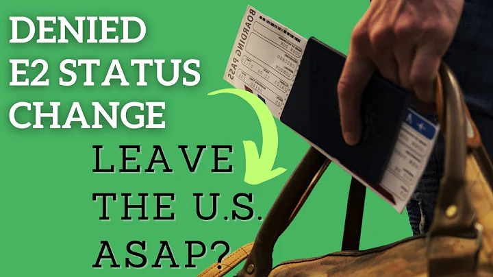 Denied E2 Status Change | Can you stay in the US after denied status change? | F1, B1, B2, TN status