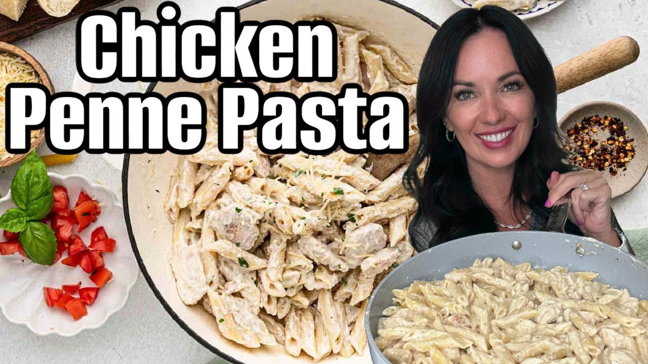 Chicken Penne Alfredo | Quick Dinner Idea - YouTube