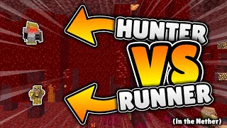 Minecraft Speedrunner VS Hunter, but we start in the Nether