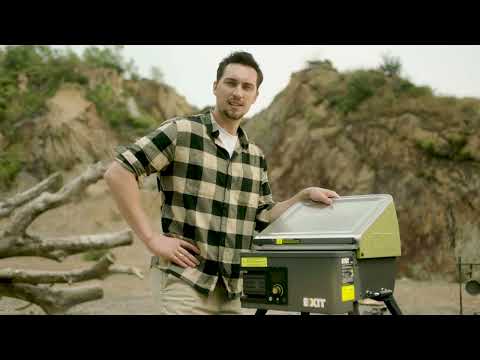 EXIT Fire&#039;n&#039;Go - The Ultimate Battery Powered Portable Pellet Grill