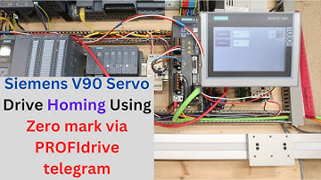 Siemens V90 Servo Drive Homing Using zero mark via PROFIdrive telegram. Eng