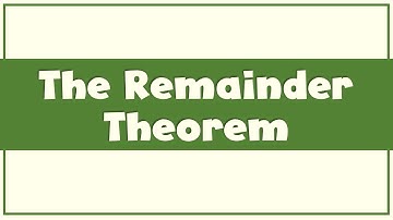 The Remainder Theorem [Synthetic and Substitution] | Ms Rosette