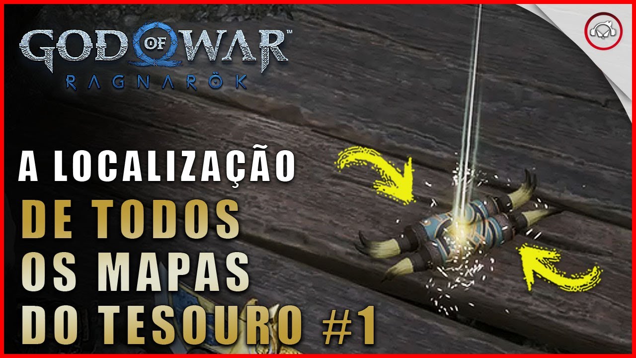 God of war Ragnarok, A localização de todos os Mapas do Tesouro #1