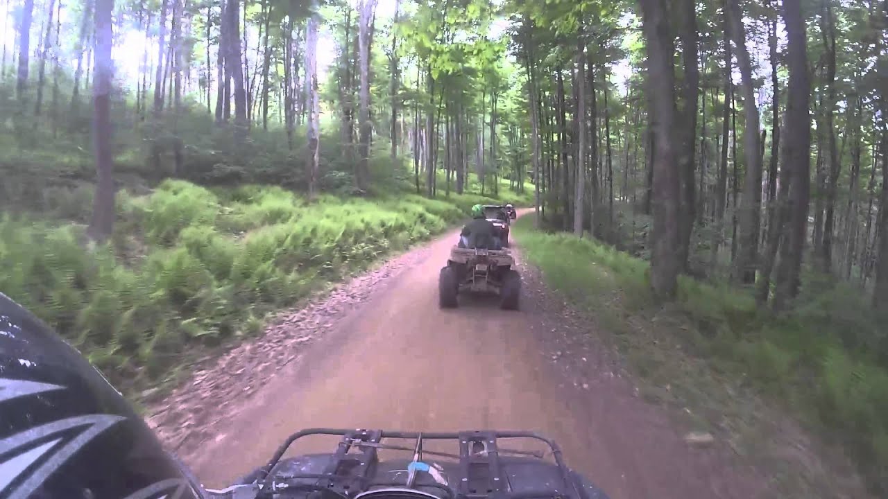 GoPro Hero4 Black 6515 ATV ride State Land in Coudersport, PA