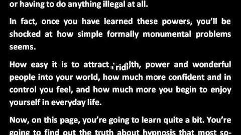 Power Of Conversational Hypnosis