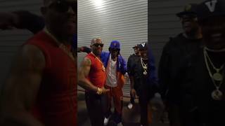 MR. CHEEKS AND TREACH SALUTE EACHOTHER .......