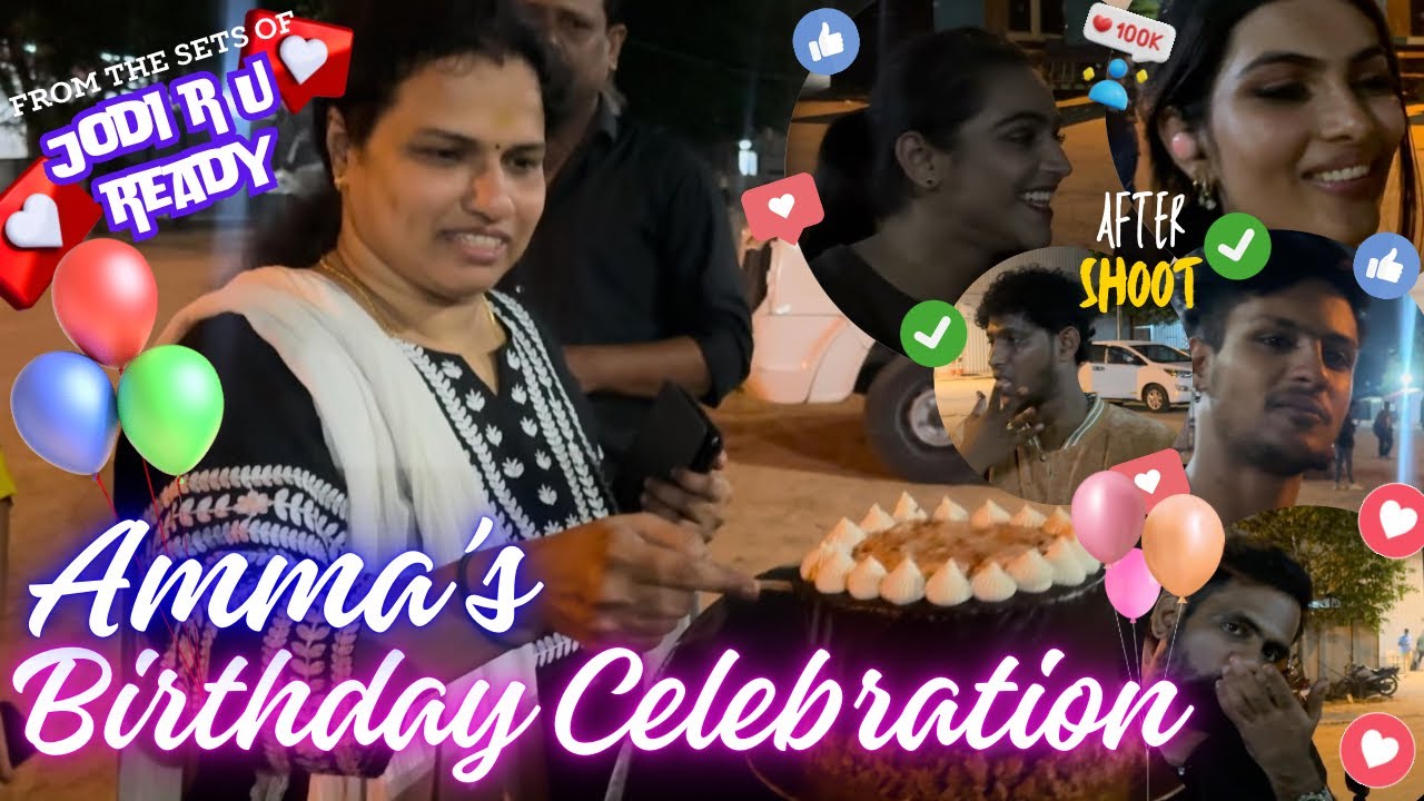 Happy birthday to Amma❤️😍 | Late “CAKE” Outside Jodi are you ready set🧿🔥 #appulovesappu #amma