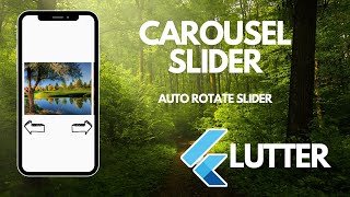 Carousel Slider in Flutter. Image Slider in Flutter. Image Carousel in Flutter