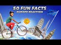 AMERICAN REACTS To 50 Fun And Interesting Facts About Europe