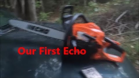 Echo cs-4910 Unboxing First Start Test Cuts and my thoughts on the saw