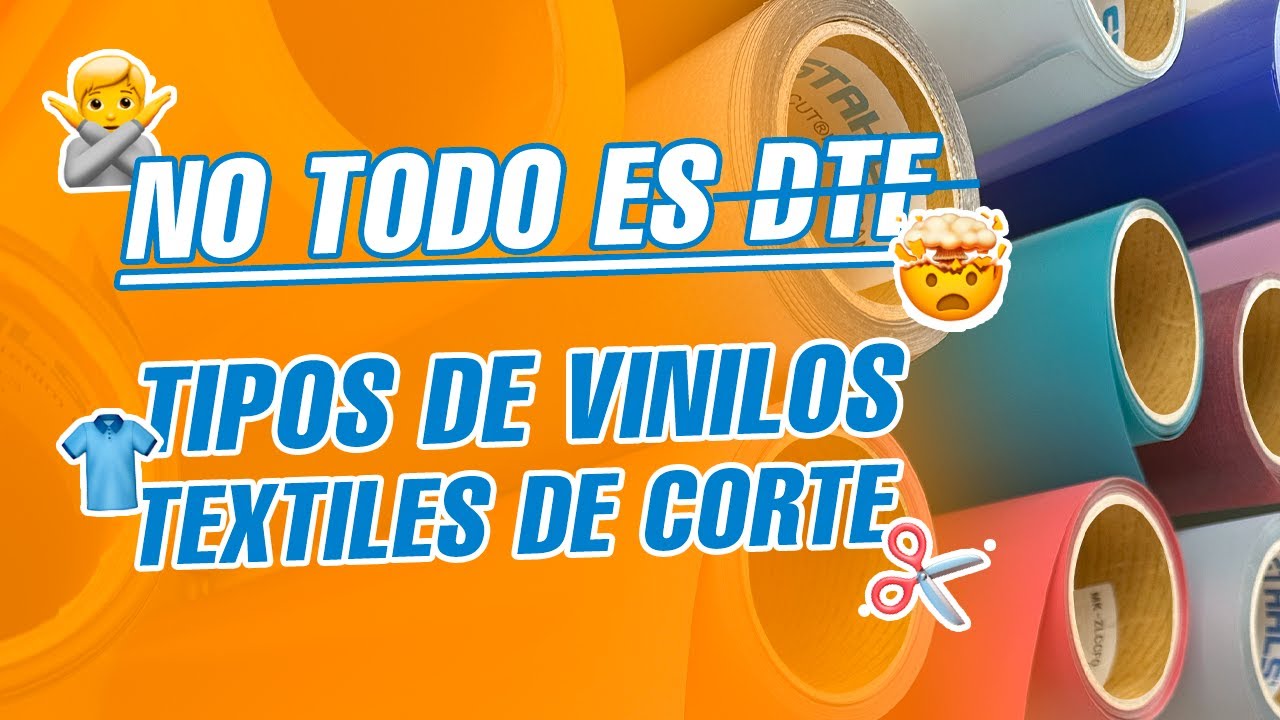 ¿Cuál Vinilo Textil Elegir? 👕 Tipos, Usos y Consejos 🤓 #vinilotextil #mundotransfer