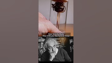 How Gravity Runs This 3 Minute Mechanical Timer! #physics #sciencefacts #alberteinstein