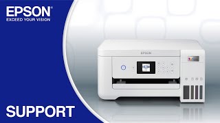 Epson EcoTank ET2850 | Wireless Setup Using the Control Panel