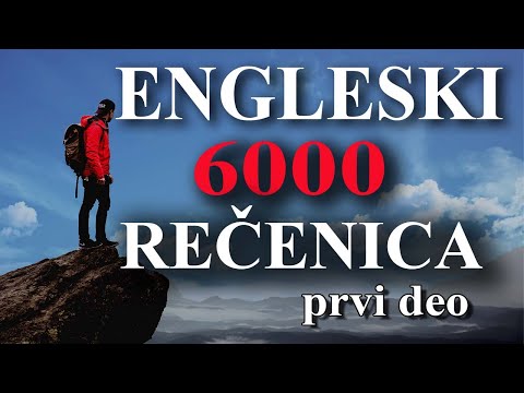 6000 REČENICA NA ENGLESKOM br. 1 | OSNOVNE REČENICE ZA KONVERZACIJU | ENGLESKI KROZ PRIMERE