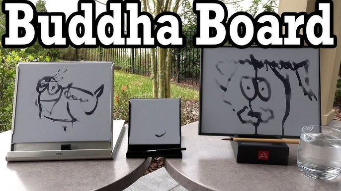 Master the art of letting go with Buddha boards! Buddha Board is inspired  by the Zen idea of living in the moment. No need for paints, brush  cleaners, or