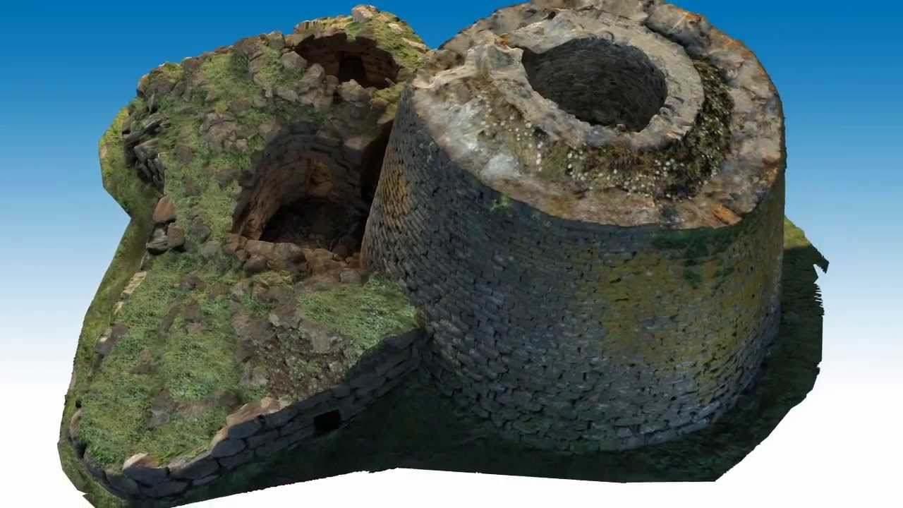 Nuraghe Oes in 3D: laserScanner e fotogrammetria come strumenti di studio
