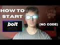 🚀 How to Start with Bolt.new &amp; Build Fast! (No Code Tutorial)