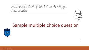 Sample Multiple Choice Question PL300