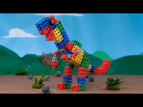 T-Rex, ROK Blocks Snack Time! (in-stream)
