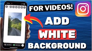 How To Put A White Video Background On Instagram Story (2024)