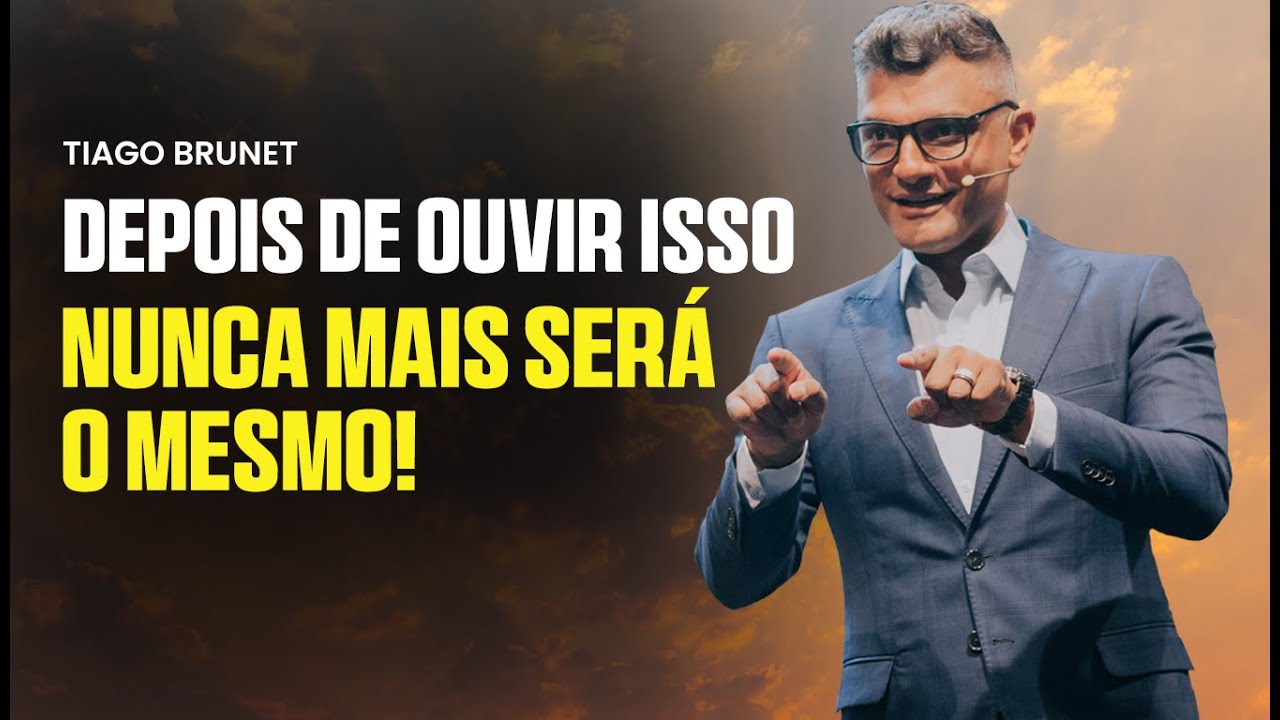 O MOTIVO POR QUE SUA VIDA NÃO ANDA l Tiago Brunet