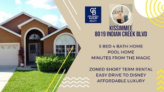 Fully Furnished 5-Bedroom Pool Home Near Disney | Turnkey Florida Vacation Rental Investment