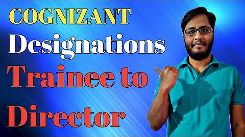 Cognizant Designation Hierarchy।Freshers to Leader #cognizant