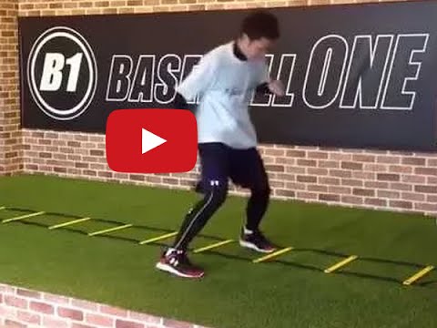 野球選手 走力アップ ラダートレーニング ステップワーク 体のブレを少なくする練習法 Youtube