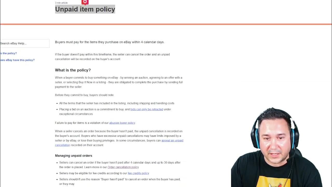 Are Ebay Unpaid Items and Cancellations on the Rise? YouTube