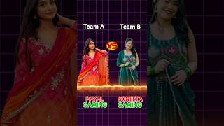 Payal Gaming Vs Sooneeta Gaming #shorts #youtubeshorts #payalgaming #soneeta