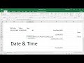 Excel ၏ Date & Time Format နဲ့ Function များ သုံးနည်း| အခြေခံကွန်ပျူတာသင်ခန်းစာ | Experience Sharing