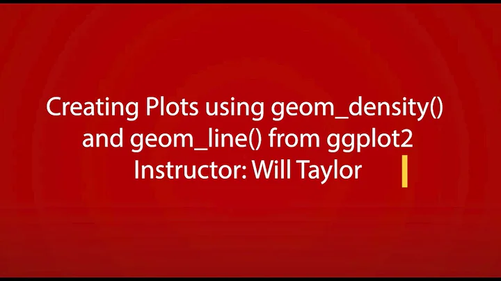 Creating Plots using geom_density() and geom_line() from ggplot2