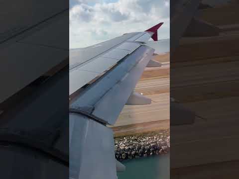 Austrian Airlines Airbus A320-200 Scenic Water Approach to Nice (NCE) 🇫🇷