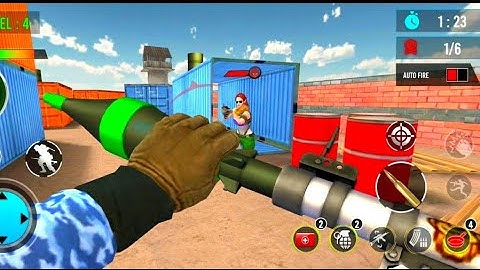 Real commando strike - fps shooting games _ Android Gameplay #1