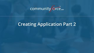 Creating Application Part 2