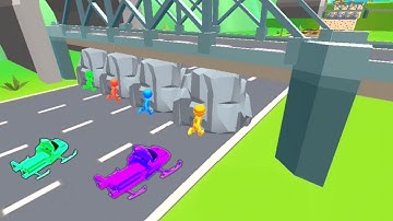 Shape shifting Hayper Casual Game | Funny Disco Run New satisfying Game level 392| Gameology PK