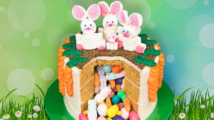 Easter Candy Pinata Cake from Cookies Cupcakes and Cardio
