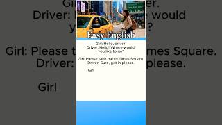 Simple English conversation for hiring a taxi