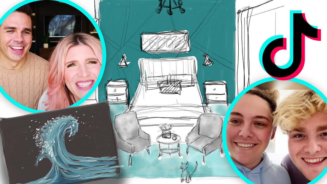 Part 1: Designing Alex and Kouvr’s Beachy Farmhouse Bedroom! TikTok x OMG We’re Coming Over!