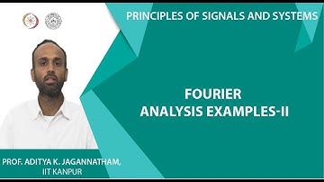 Fourier Analysis Examples-II