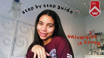 how to apply to a university in korea // step by step sogang application