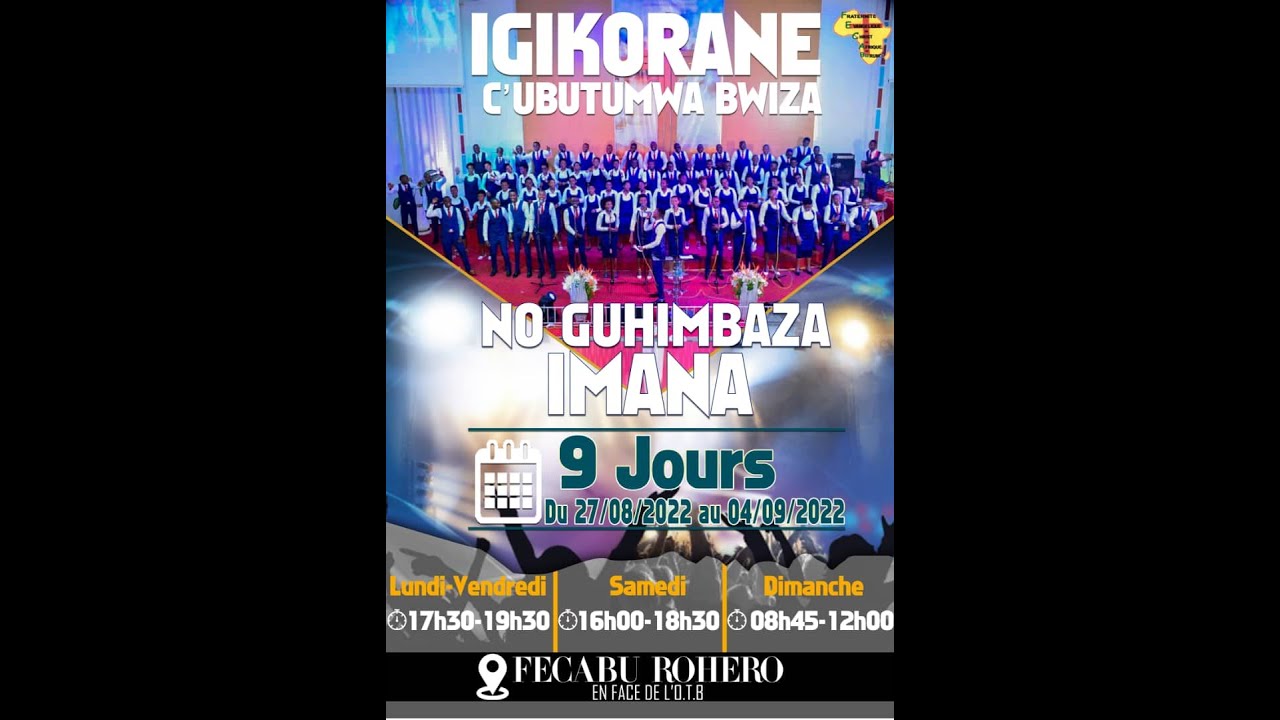 GUHIMBAZA NO GUTAZIRA #FECABU-ROHERO Le 31 mercredi A