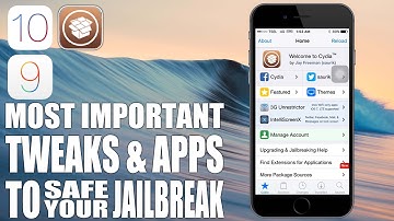 Must Have Tweaks & Apps For iOS 10 & 9.2.1-9.3.3 To Safe Your JB