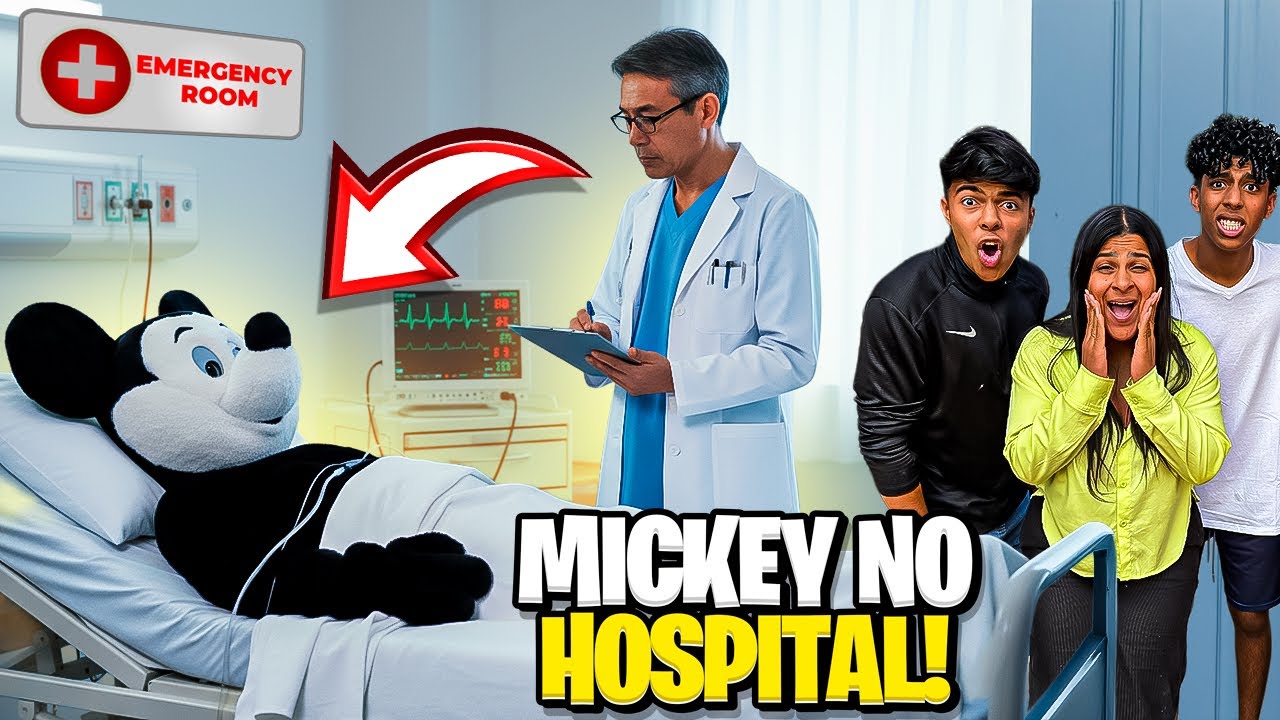 MICKEY MALVADO PASSOU MAL! *Levamos para o hospital?