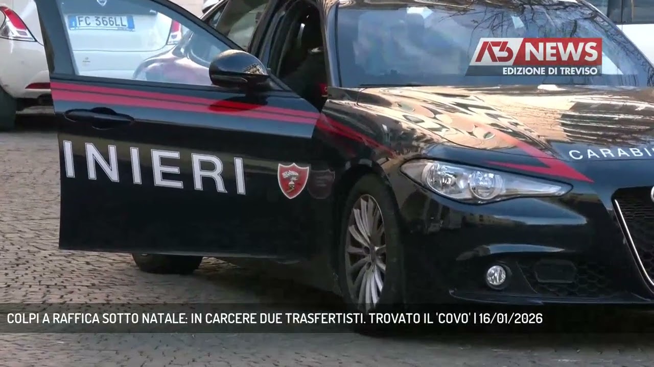COLPI A RAFFICA SOTTO NATALE: IN CARCERE DUE TRASFERTISTI. TROVATO IL 'COVO' | 16/01/2026